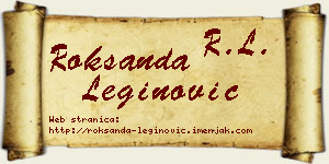 Roksanda Leginović vizit kartica